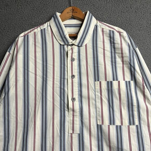 The Old Frontier Clothing Co Shirt Long Sleeve 1/2 Button Up Men's 2XL USA Made - Picture 3 of 8